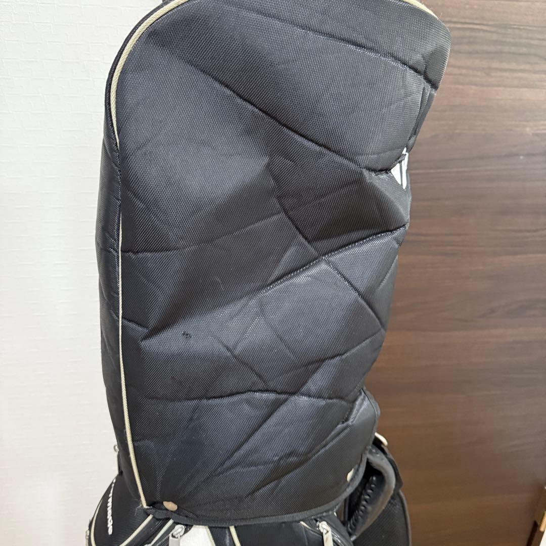 TaylorMade キャディバッグ ゴルフバッグ 黒/白