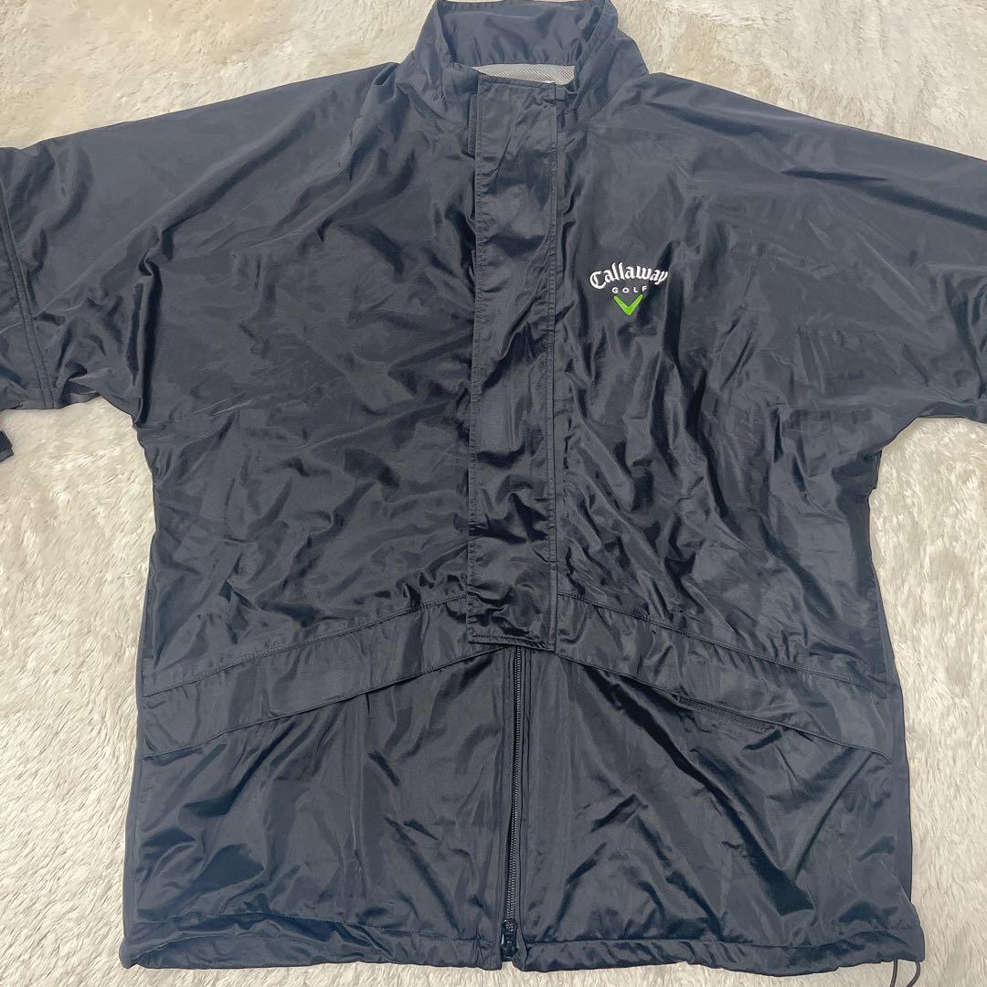 美品 callaway キャロウェイ ゴルフ レインウェア セットアップ LL