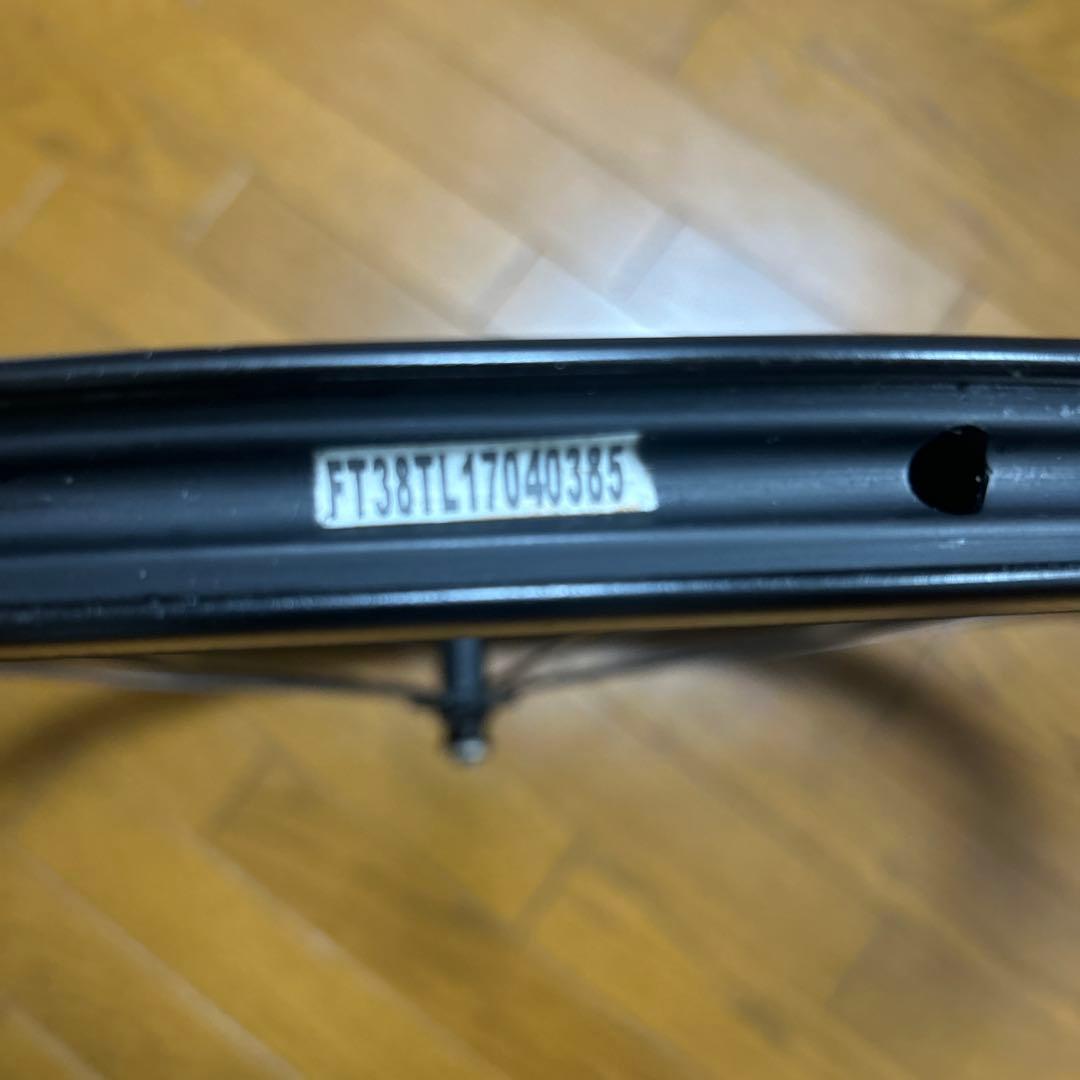 PRIME RR-38 カーボンホイール　チューブレス　クリンチャー対応