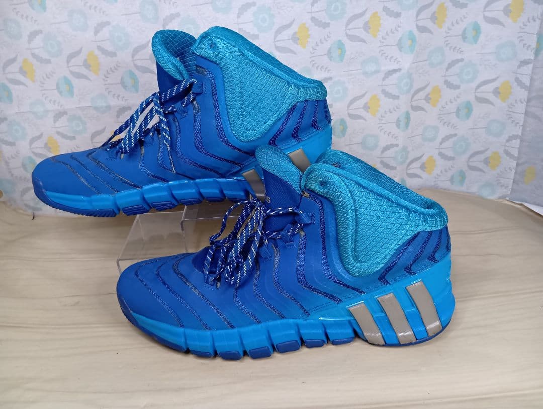 adidas アディダス バスケットシューズ ブルー 30cm(S-9)