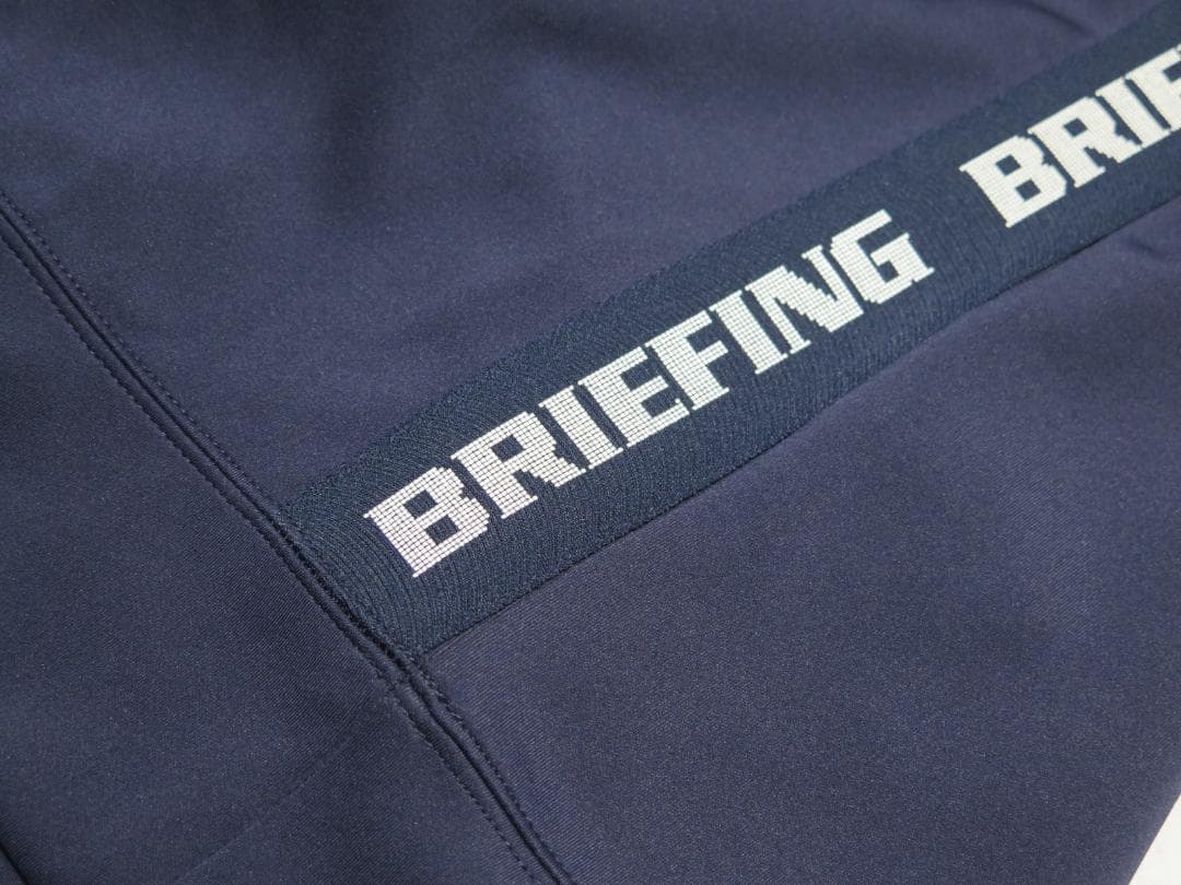 BRIEFING GOLFブリーフィングゴルフサイドロゴライン クルーネックL