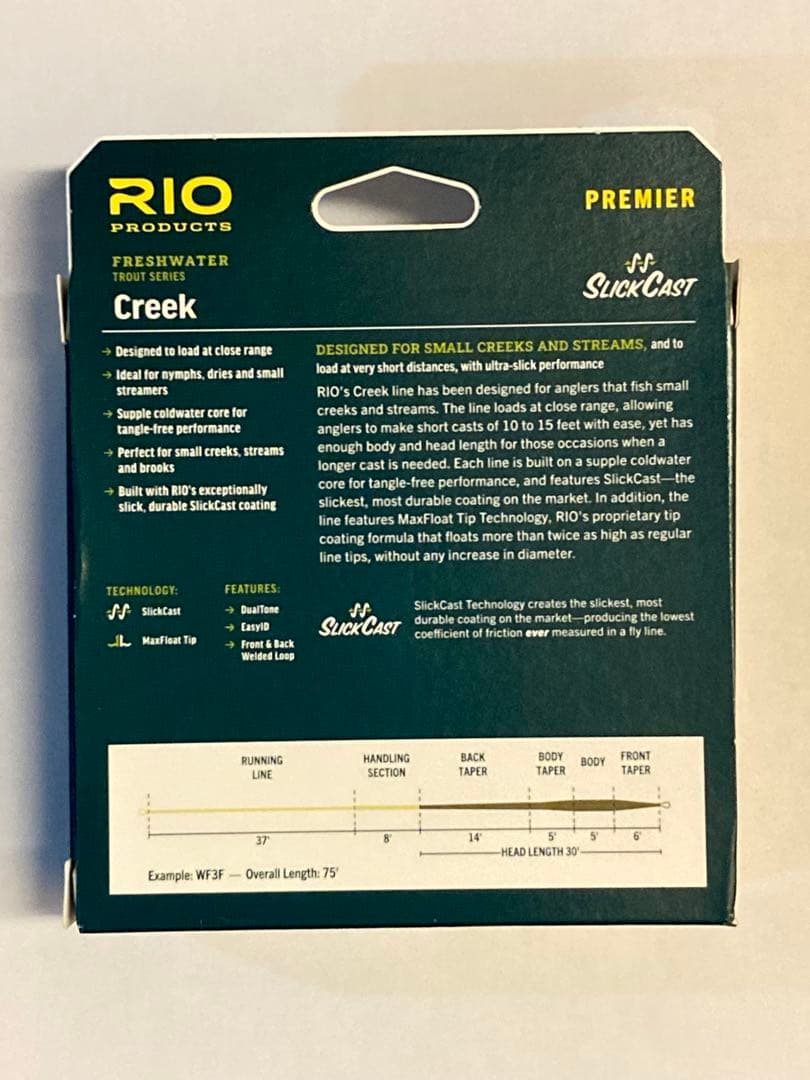 RIO PRODUCTS Creek WF3F グリーン/イエロー