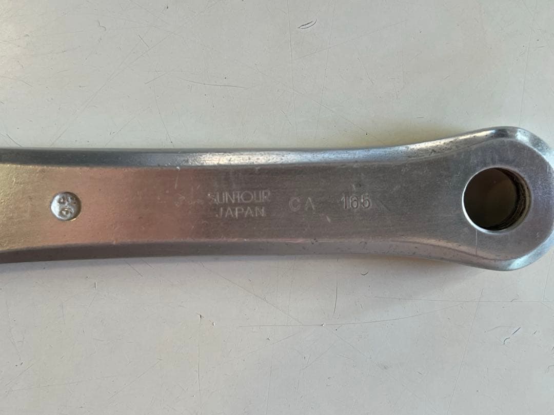 セール中SUNTOUR SPRINT クランクセット 165mm 53T 43T
