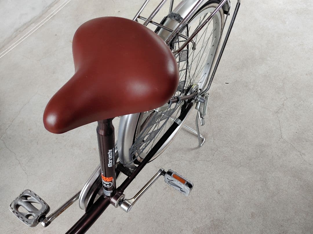 【引取価格】マルイシ　自転車　シティサイクル 24インチ ブラウン