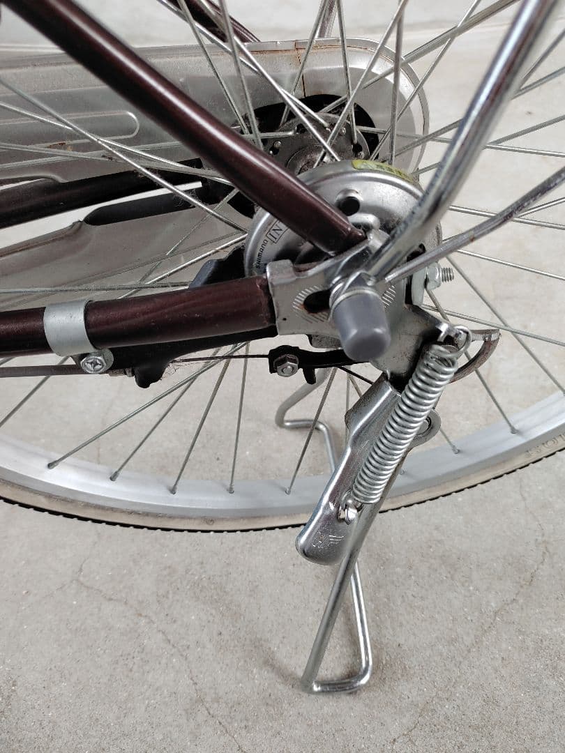 【引取価格】マルイシ　自転車　シティサイクル 24インチ ブラウン