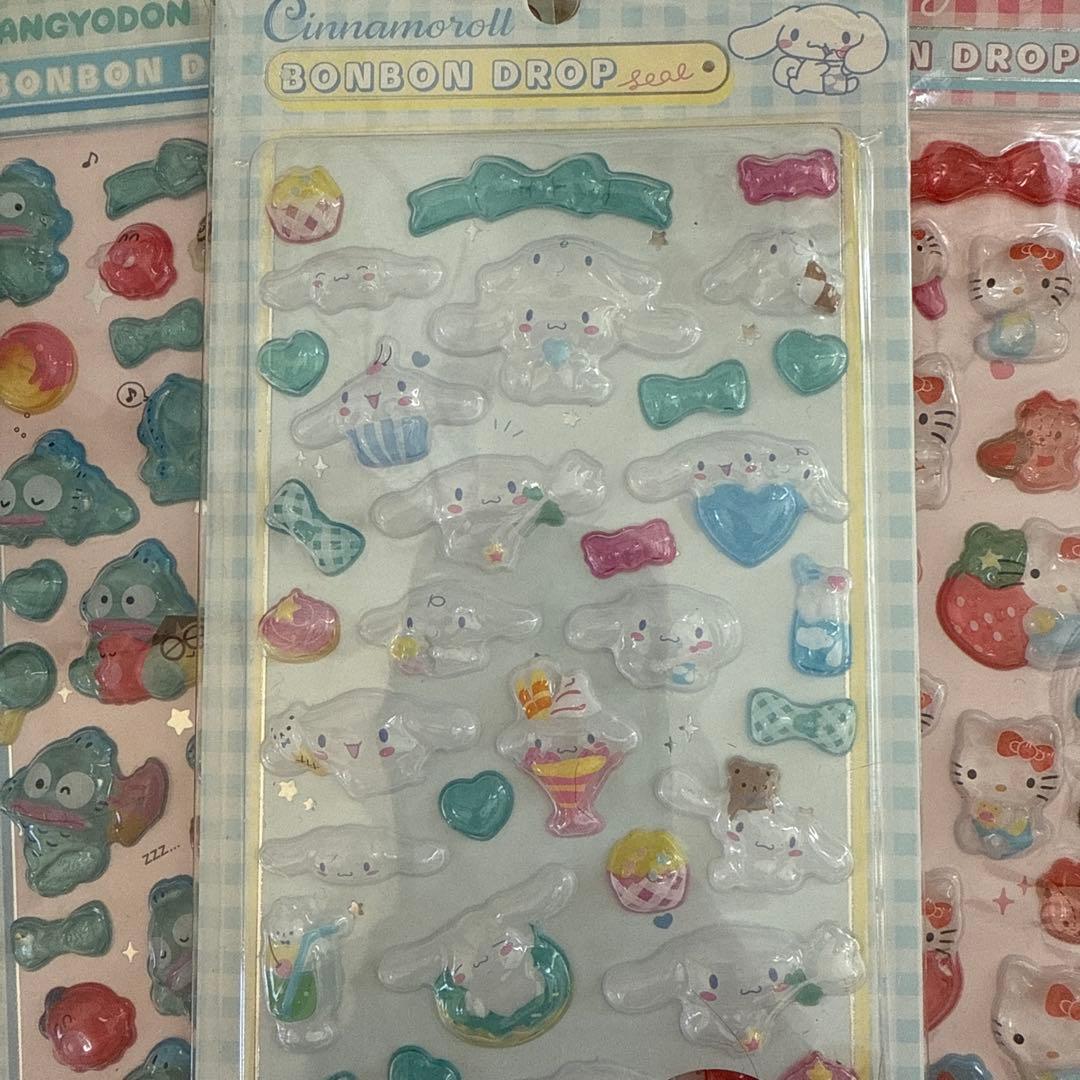 サンリオ ボンボンドロップシール 8枚セット 新品 正規品