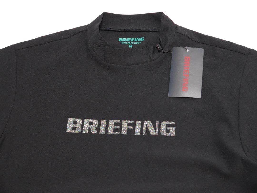 ⓂBRIEFING GOLFブリーフィングゴルフEARTHハイネックRFシャツ黒