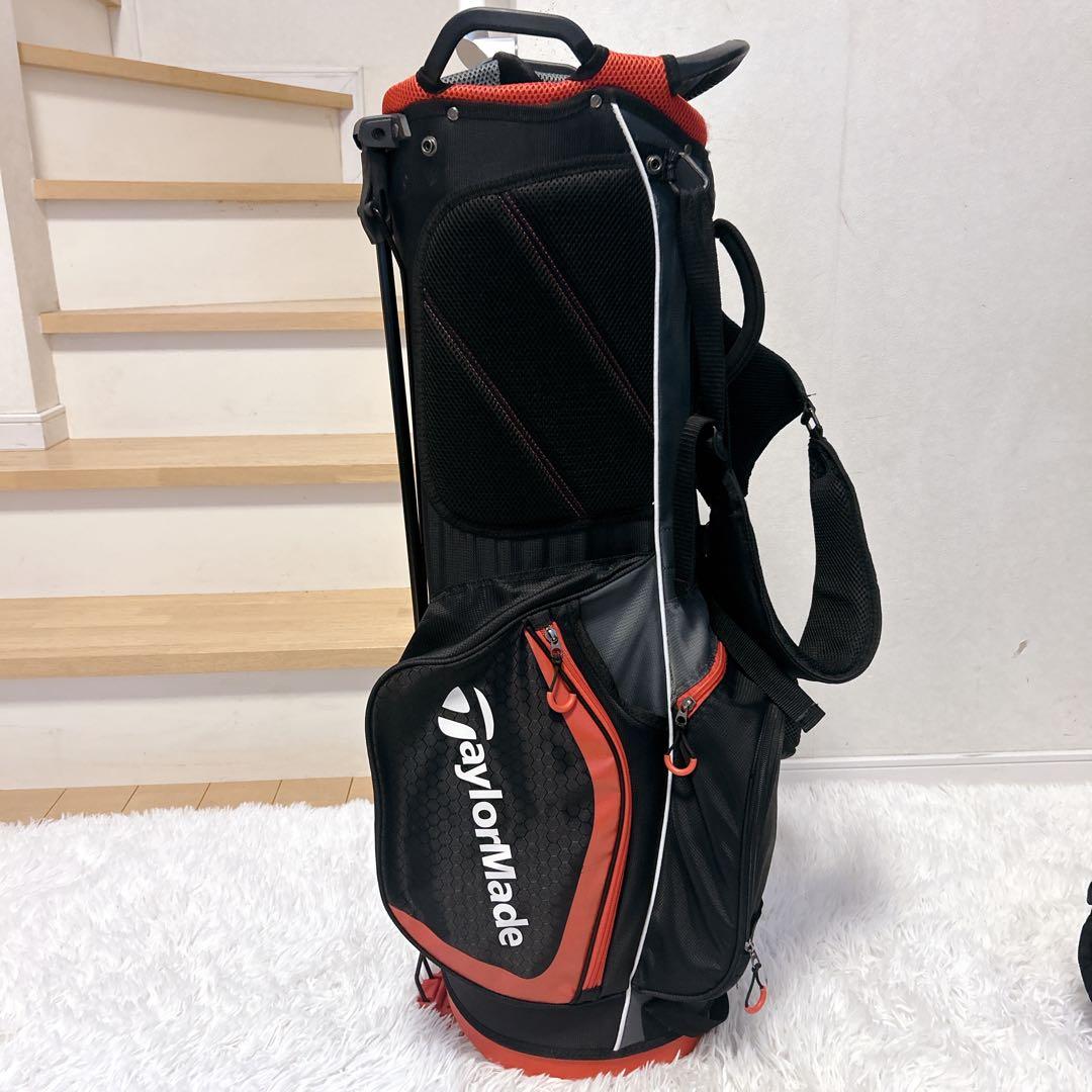 【美品】TaylorMade スタンド型 キャディバッグ テーラーメイド ゴルフ