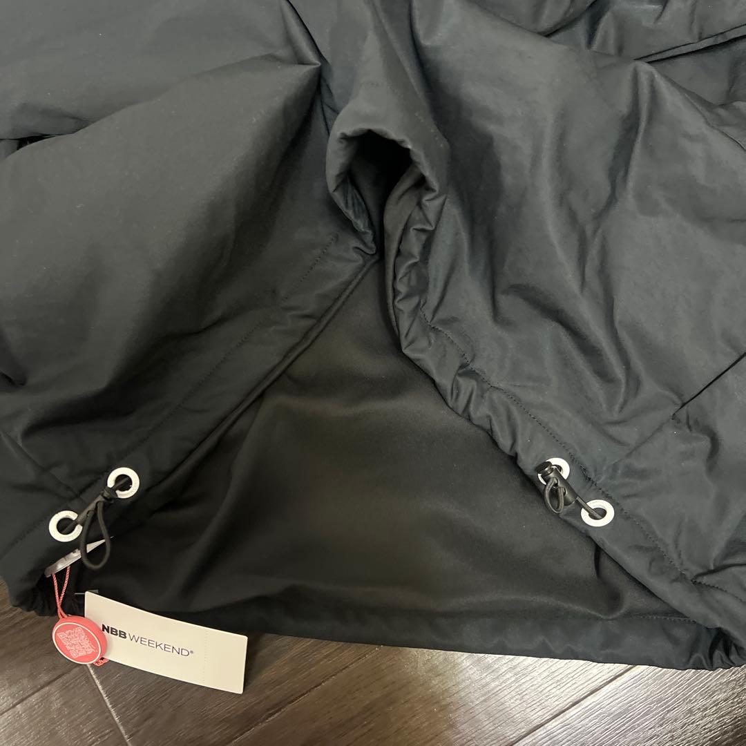 新品★NBBweekendブラックハイネックジャケット Mサイズ