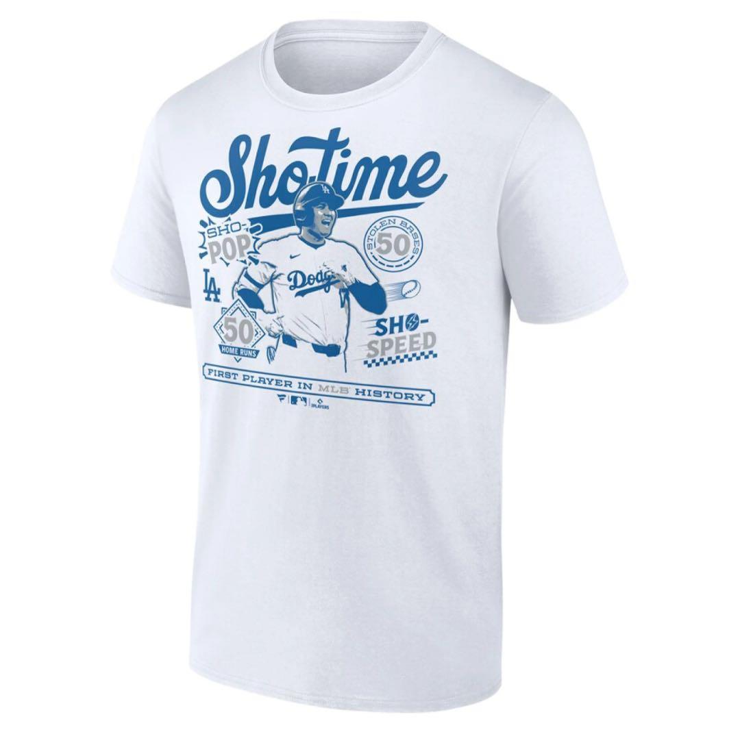 新品未開封　大谷翔平　MLB 50/50 Club Tシャツ 白　ホワイト　XL