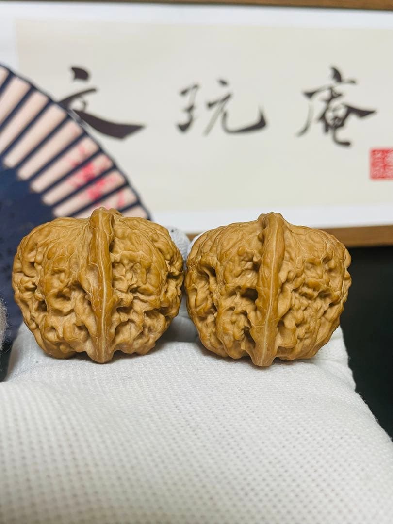 ❤️新入荷❤️No.699❤️文玩くるみ（文玩核桃） 高級希少種 精配西北将軍膀