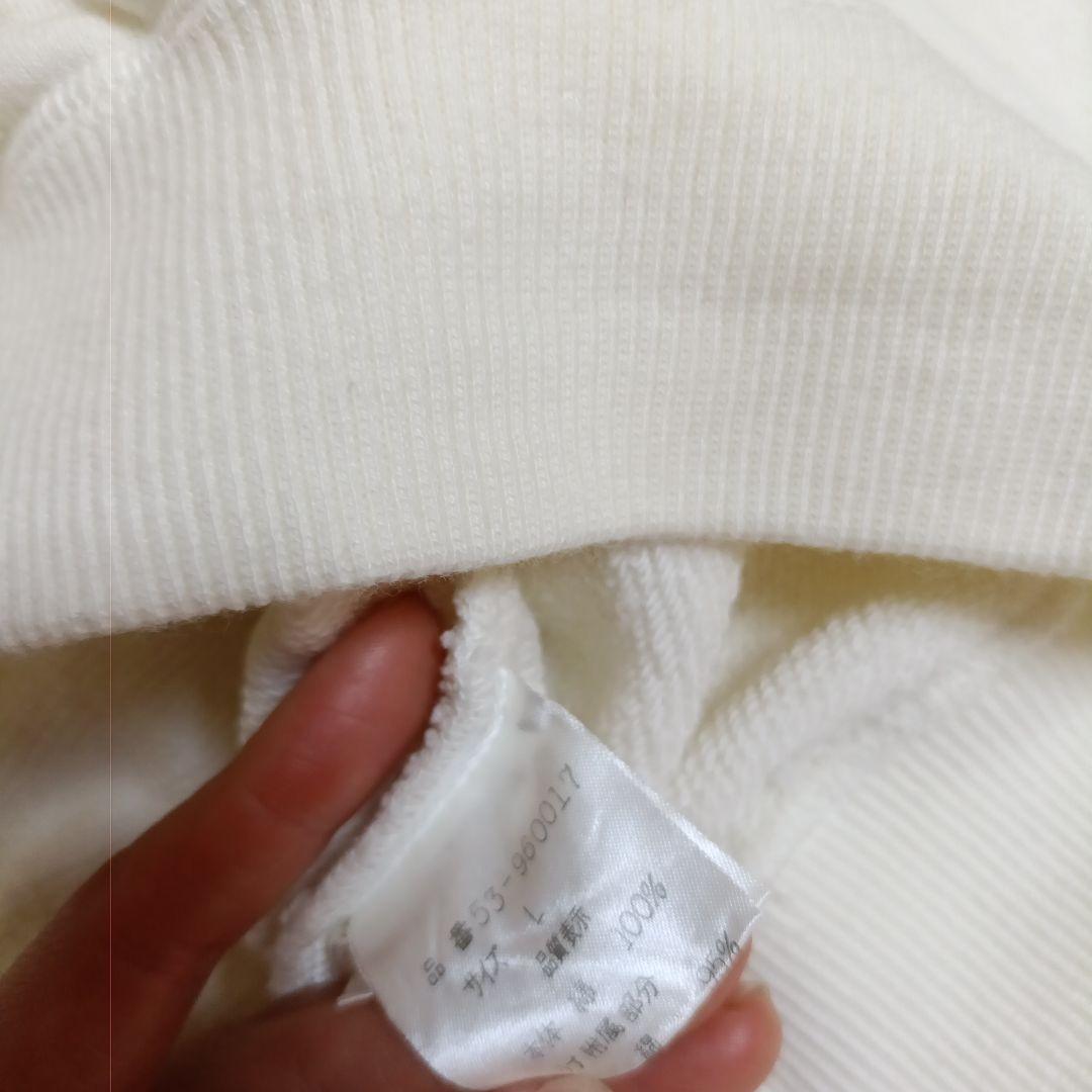 美品　PEARLY GATES ロゴプリント　刺繍入り　スウェット　トレーナーＬ