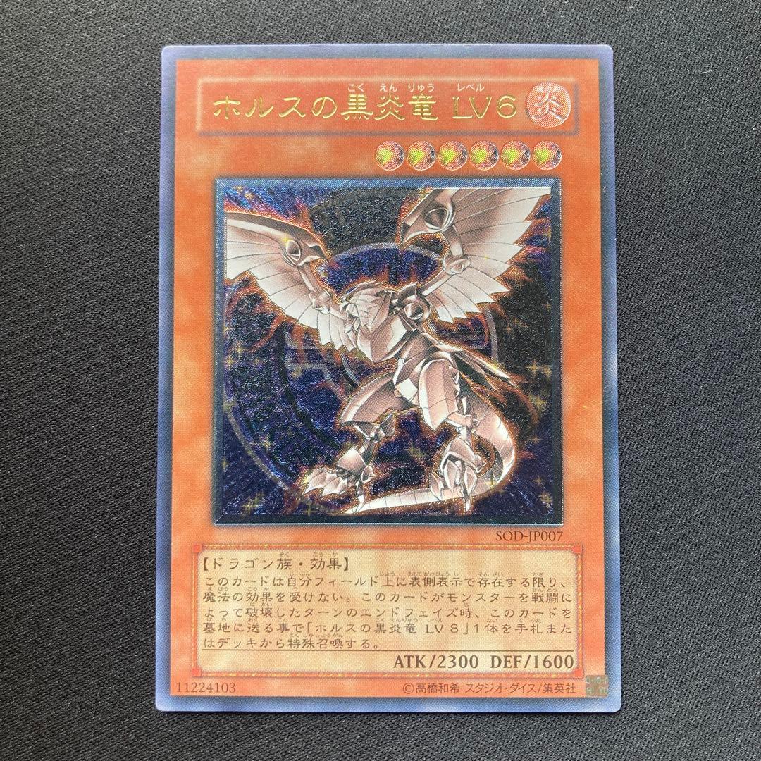 た*き様 遊戯王 ホルスの黒炎竜 LV6・LV8 レリーフ セット