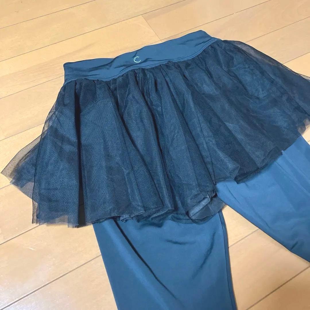 チャコット チュール付　レギンス