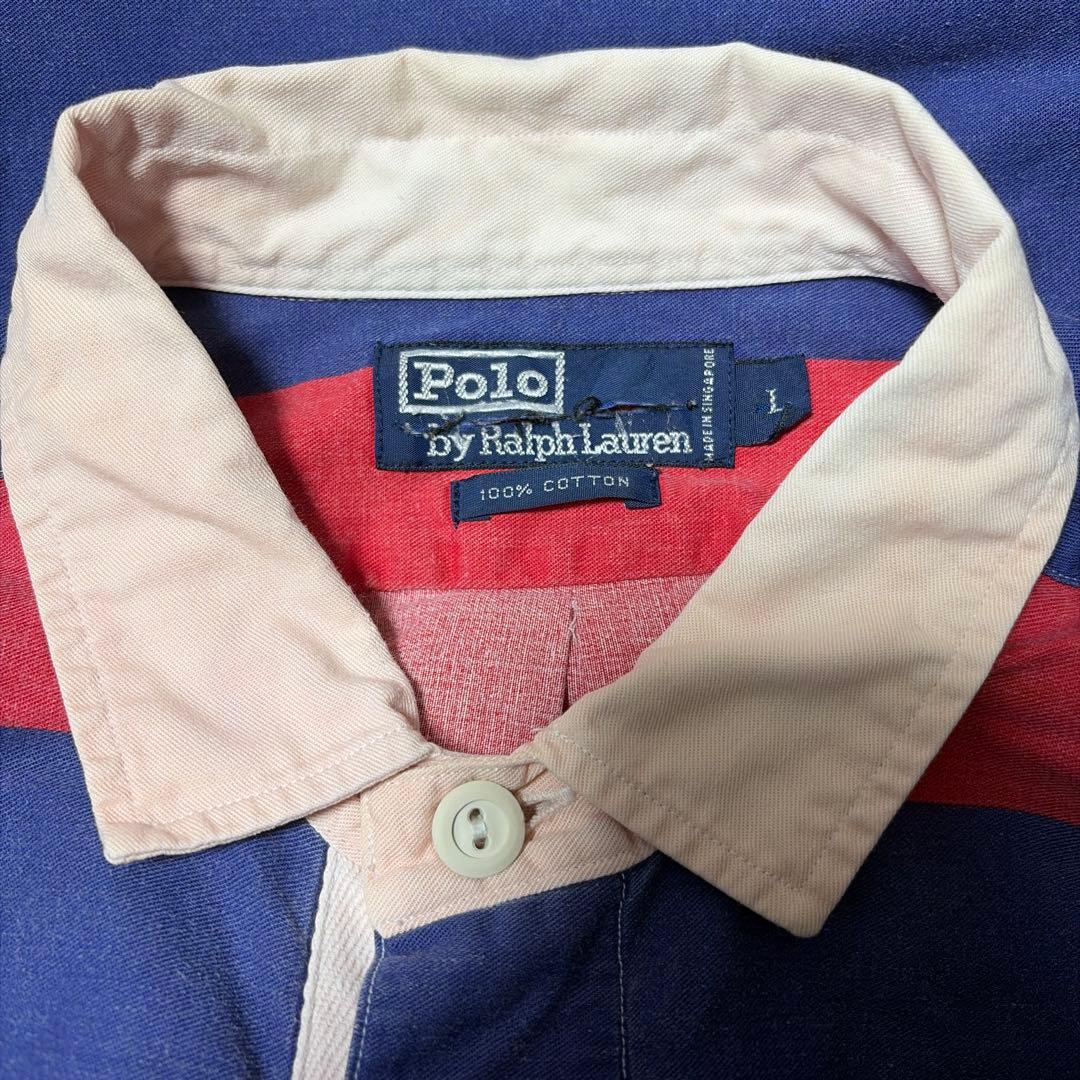 90S ラルフローレン　CP RL93 レガッタコレクション　ラガーシャツ