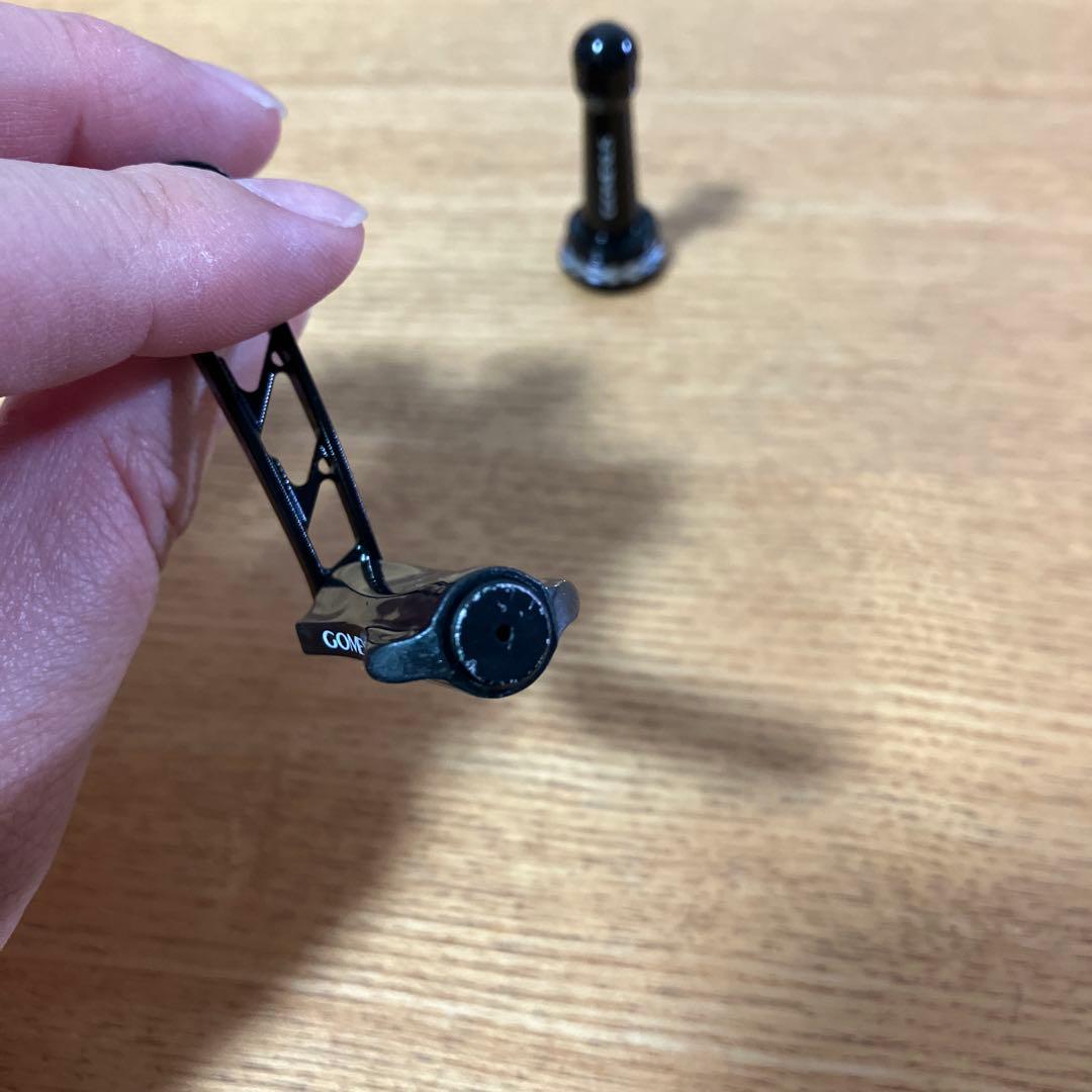 美品　軽量　シマノ用　ゴメクサス 40mm シングルハンドル　スタンド　セット