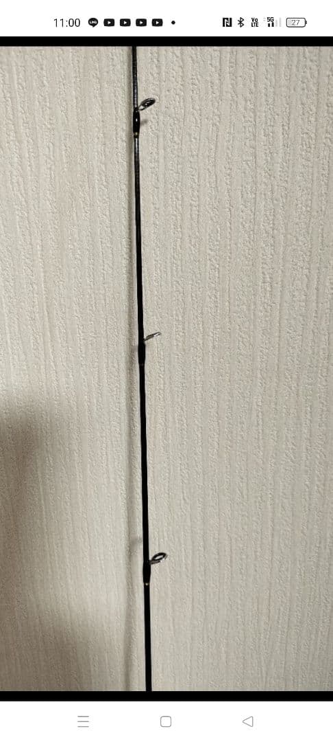 新品未使用ルアー竿スピニングリール用1.95m