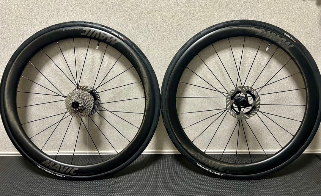 美品マヴィック　コスミックSL45 ディスクカーボンホイールペア