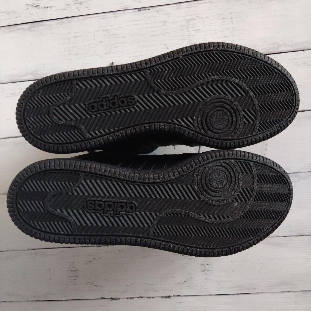 ☆極美品☆adidasアディダス ネオビッグタン3 ハイカットレザー スニーカー
