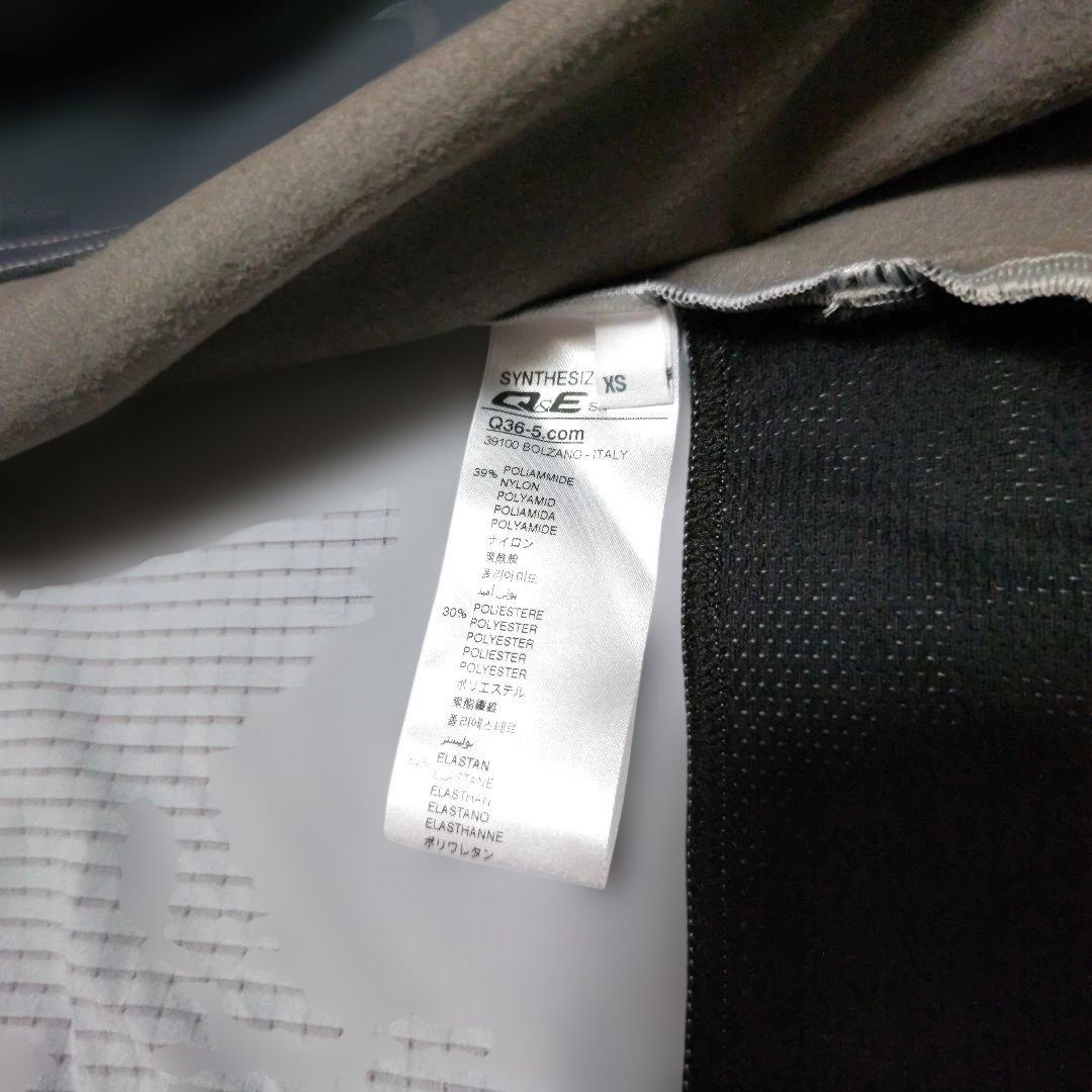 美品　Q36.5 サイクルジャージ　ブラック/グレーXS