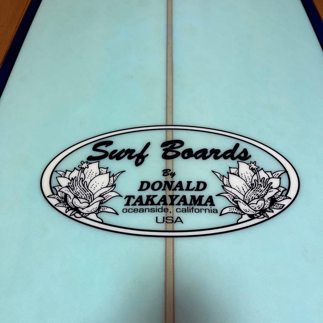 ドナルドタカヤマ　ハワイアンプロデザイン　ロングボード　ハードケース　フィン付