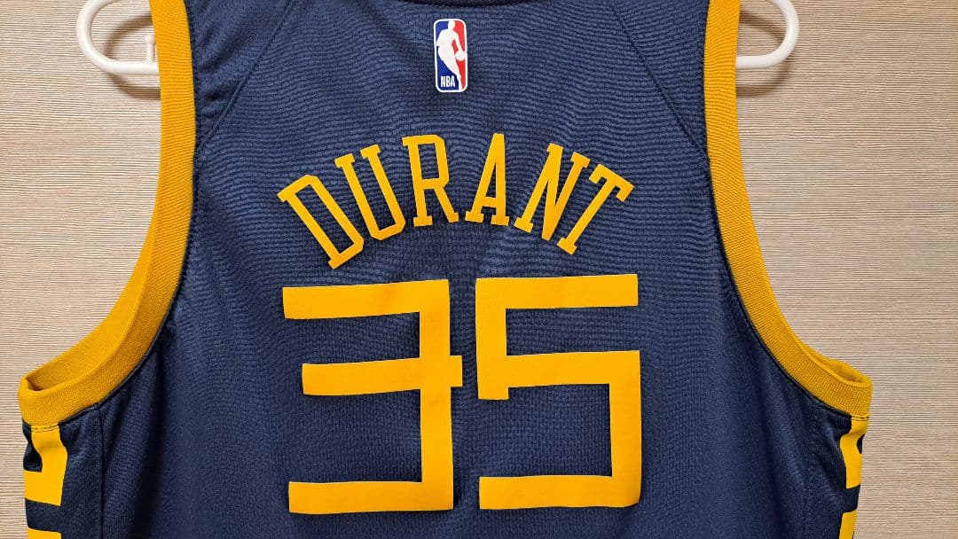 NIKE ゴールデンステートウォリアーズ ケヴィンデュラントNBAユニフォーム