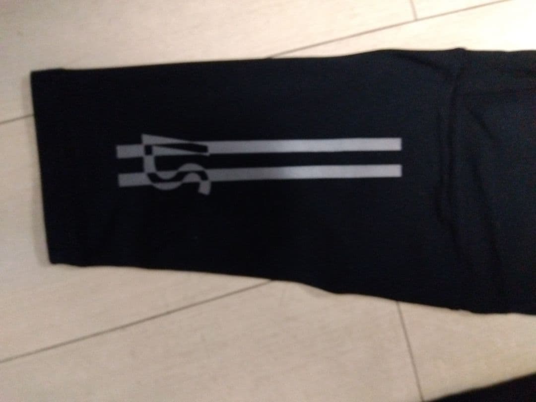 最終値下げ❗️LSロゴ付き黒スポーツパンツ　XL