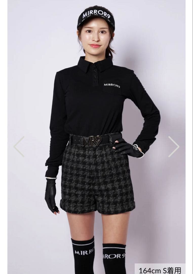 MIRROR9 Long sleeve polo shirts ゴルフウェア