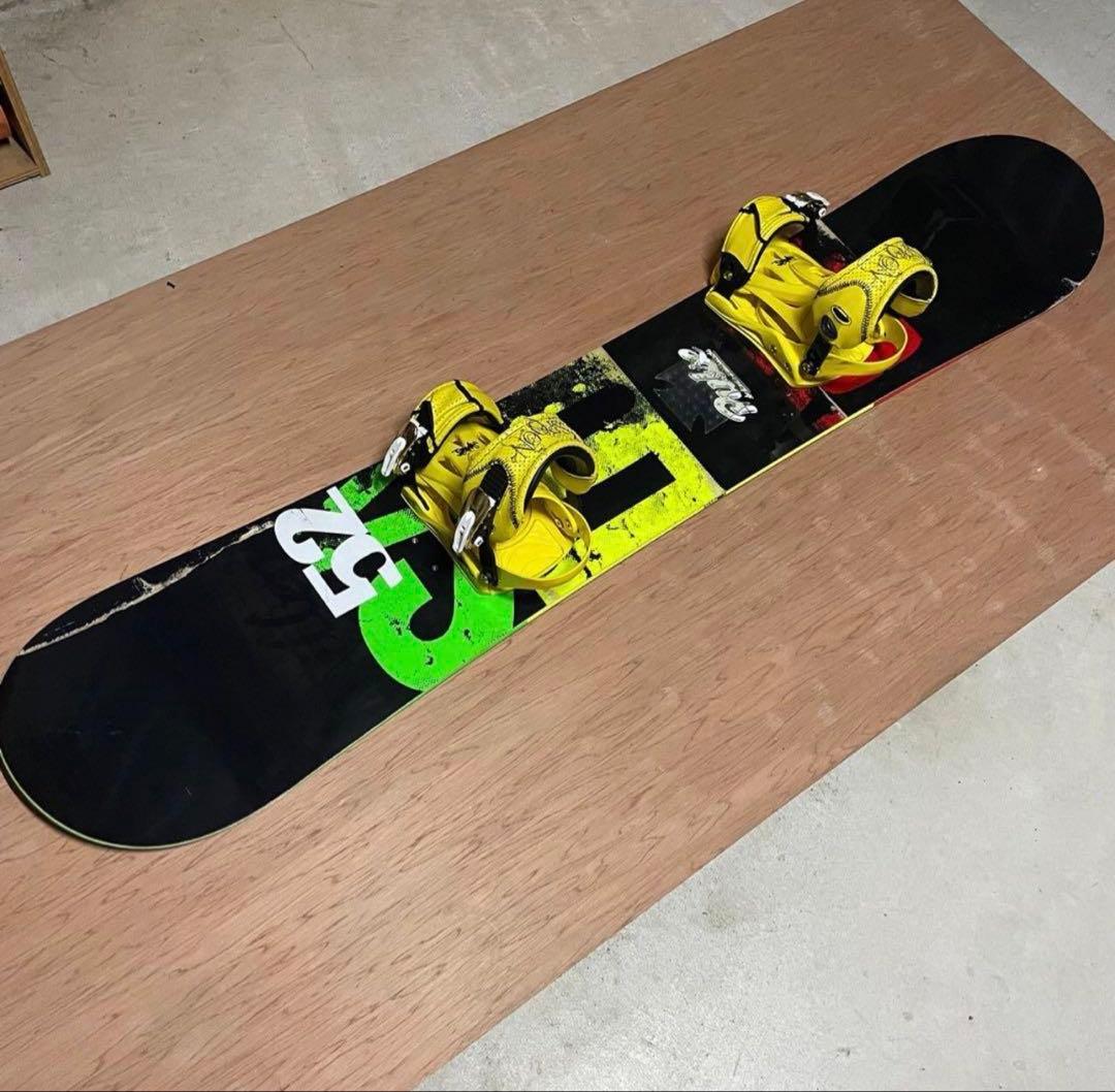 スノーボード板 ビンディング付き サロモン