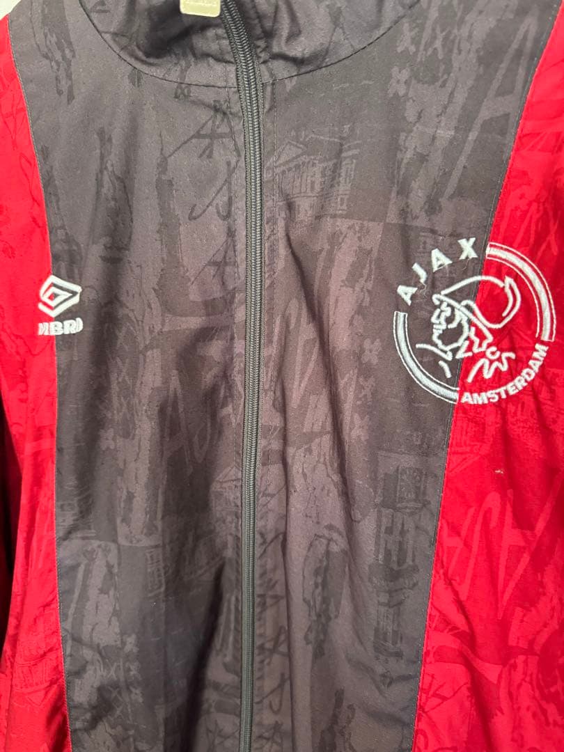 アンブロ UMBRO AJAX アヤックス ナイロンジャケット Lサイズ 90年