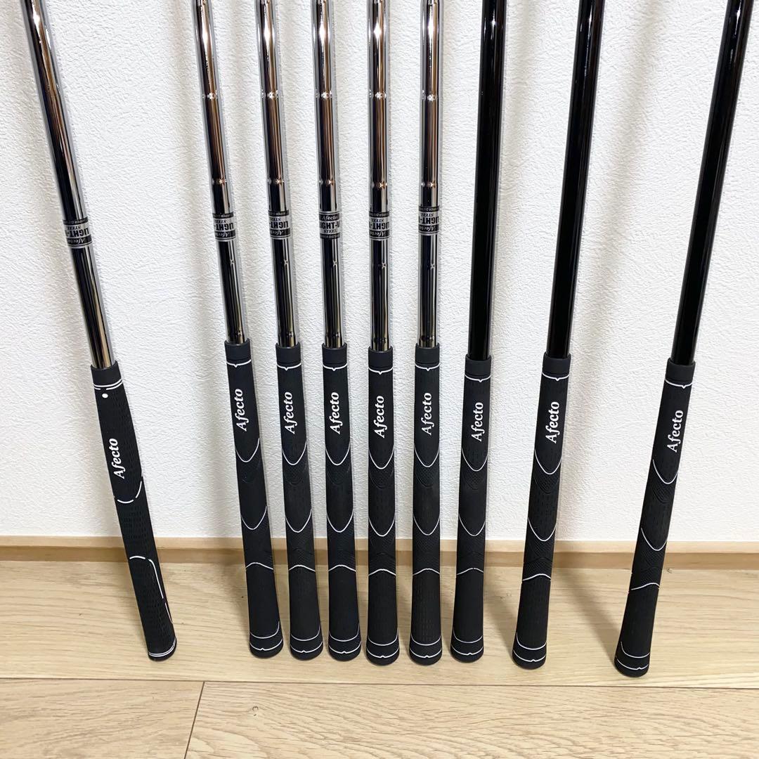 美品 送料込☆afectoメンズ用ゴルフクラブフルセット☆初心者キャディバッグ付