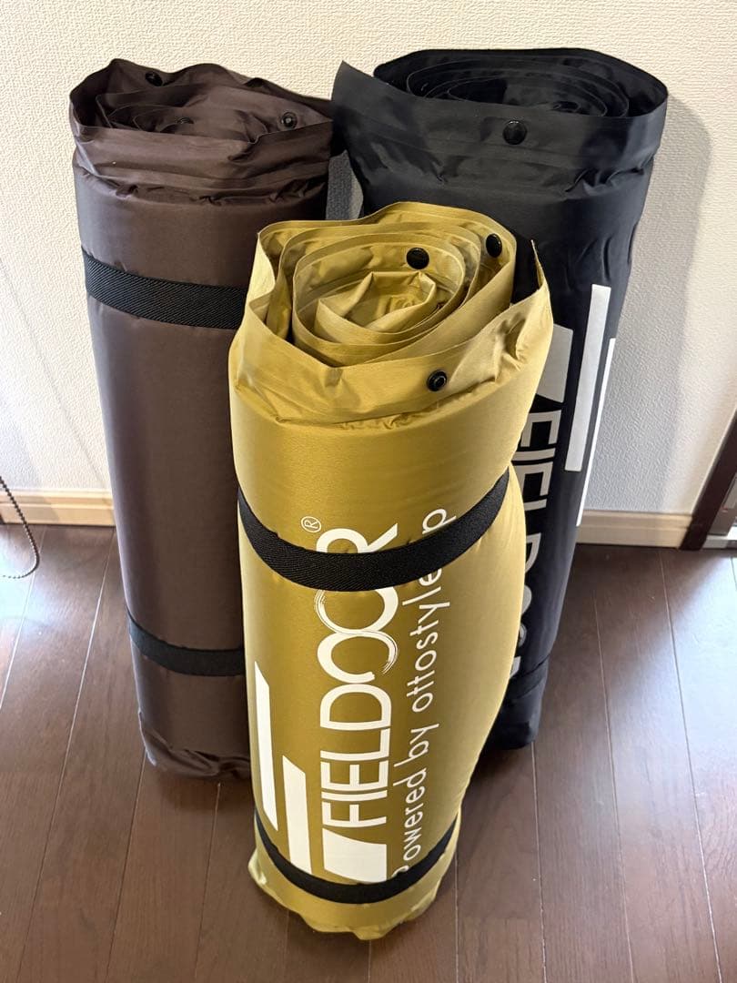 FIELDOOR スリーピングマット3枚 600mm×1900mm