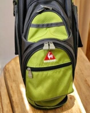 S送料無料/　le coq sportif ゴルフバッグ オリーブグリーン