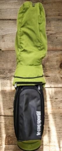 S送料無料/　le coq sportif ゴルフバッグ オリーブグリーン