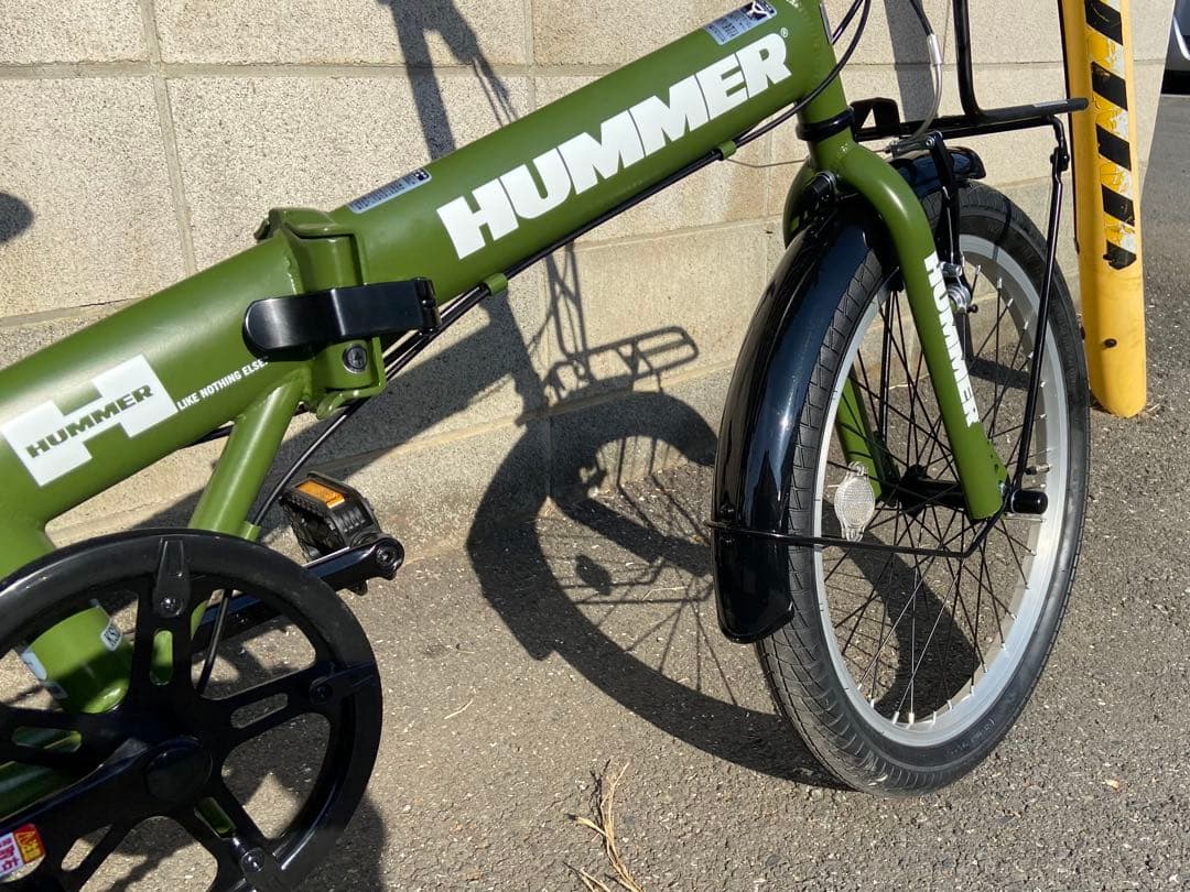 だ*る様 ハマー HUMMER 折りたたみ自転車　２０インチ６段ギア