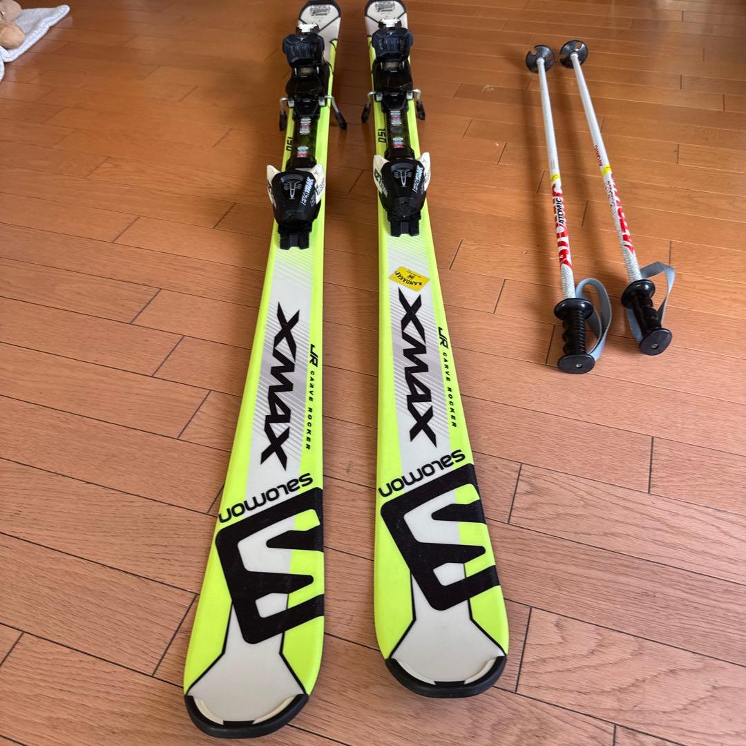 Salomon X-Race 150cm ジュニアスキーセット