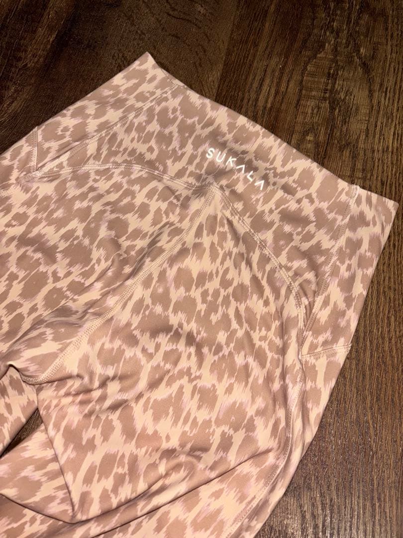 スカーラ レオパードレギンス S