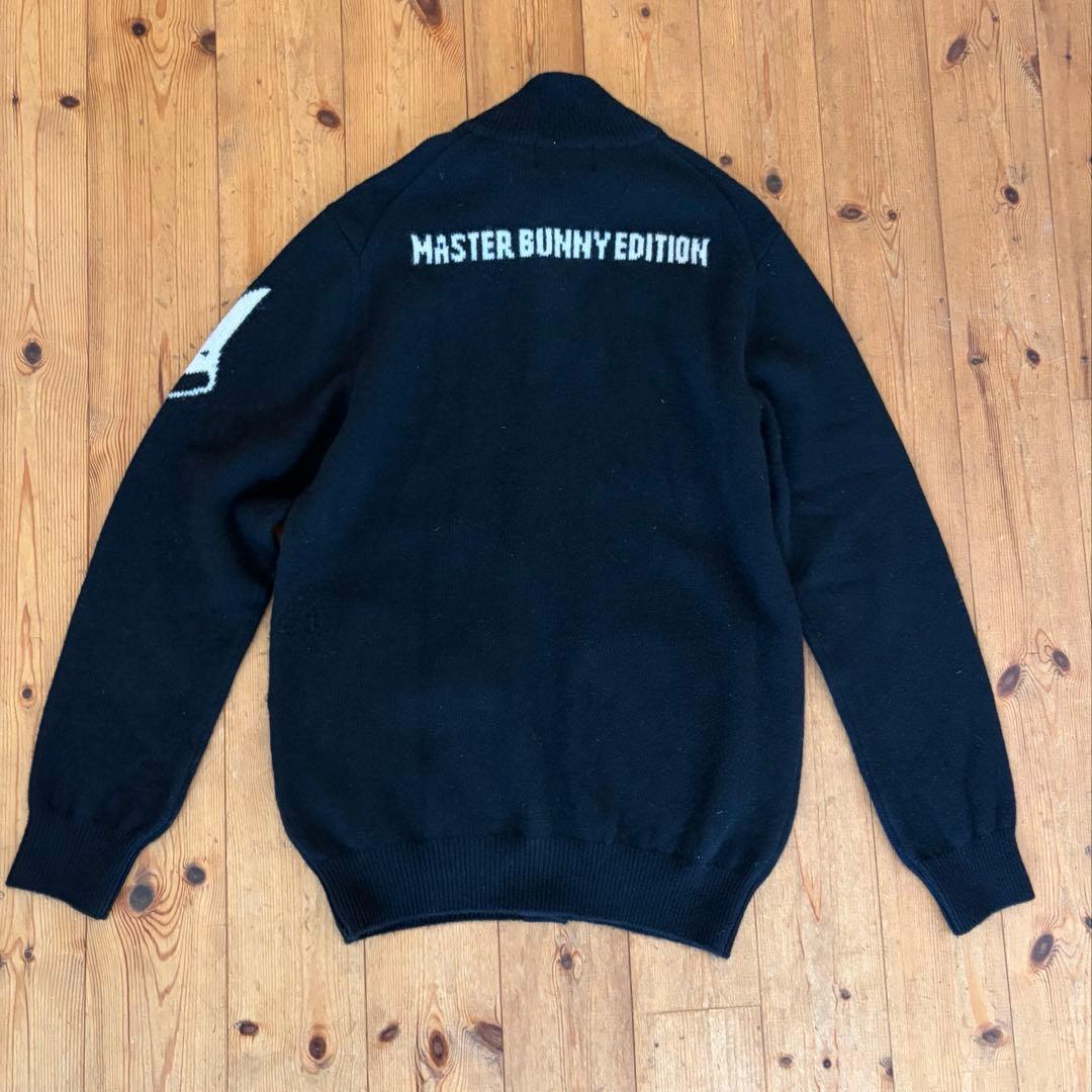 MASTER BUNNY EDITION ブラック　カーディガン