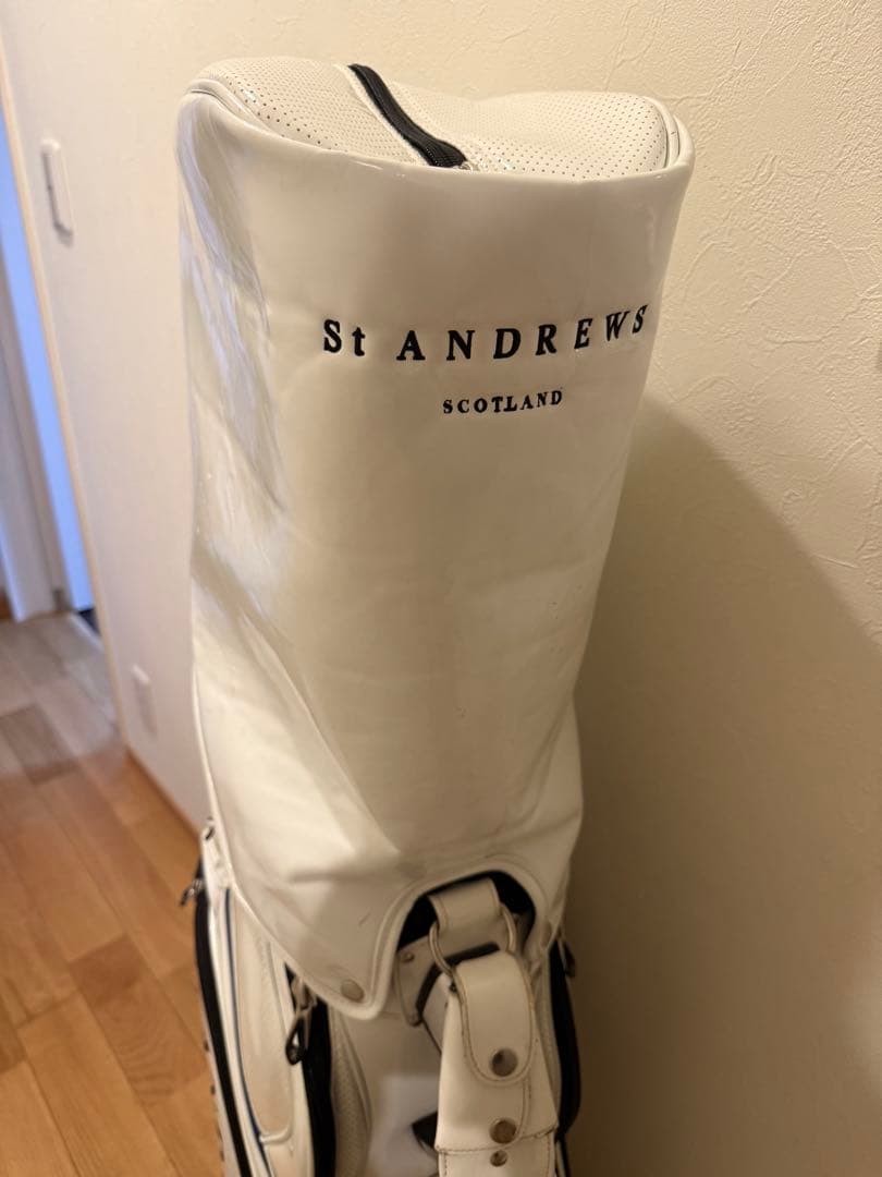 St ANDREWS ゴルフキャディバッグ 1番3番ヘッドカバー付属