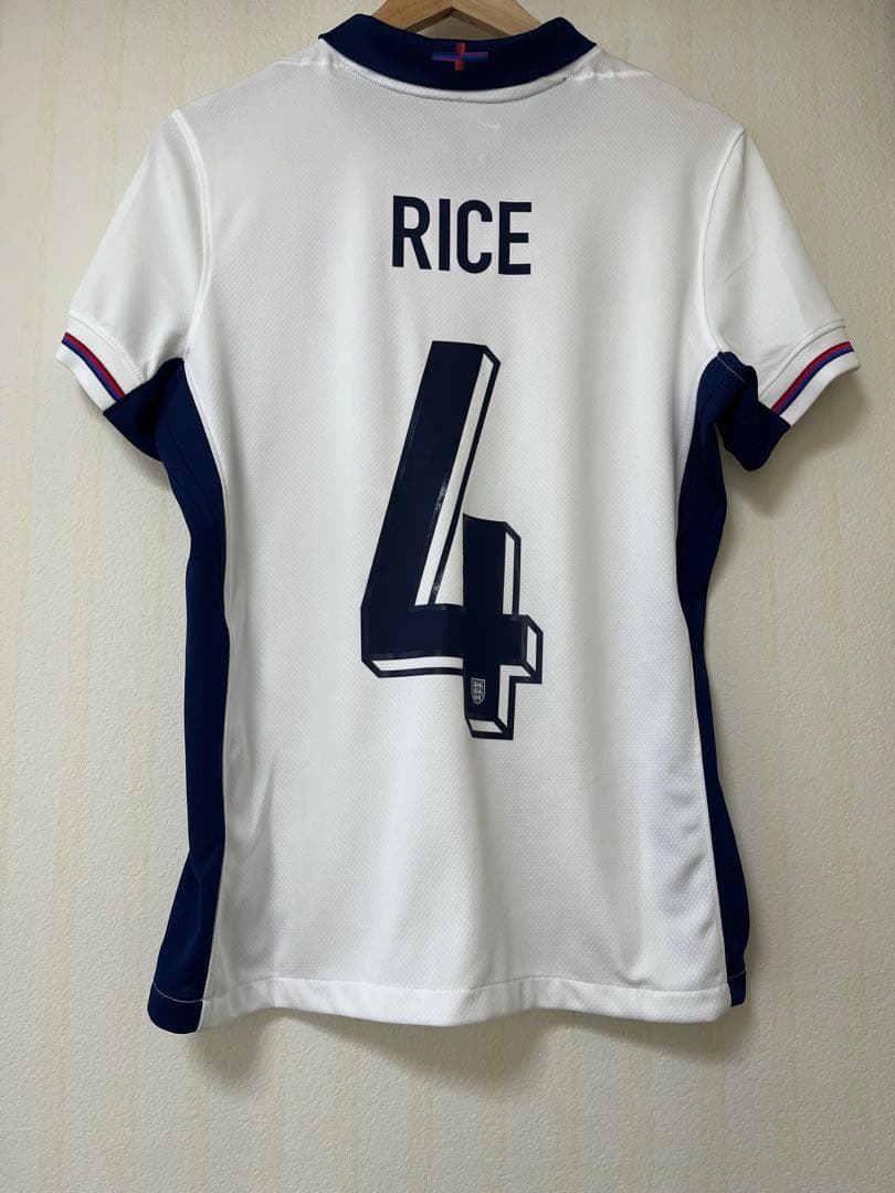 サッカーユニフォーム イングランド代表 Nike 4 Rice ライス S