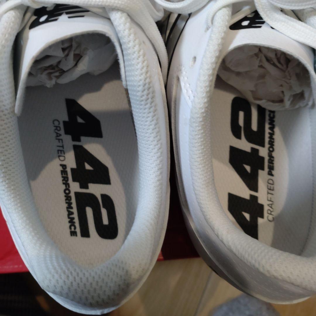 New Balance 442 サッカーシューズ ホワイト26.5cm