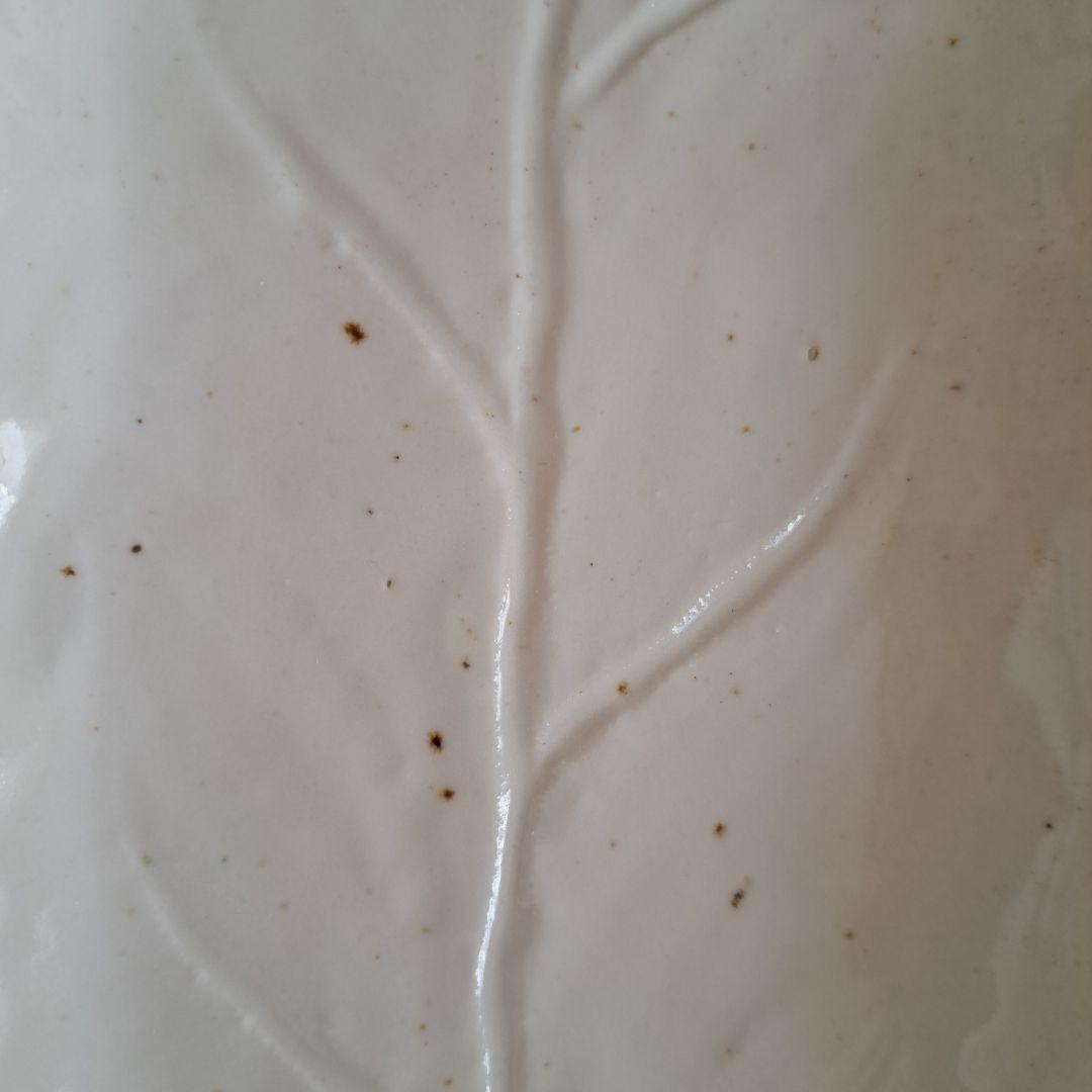 銘々皿　長方形　木の葉