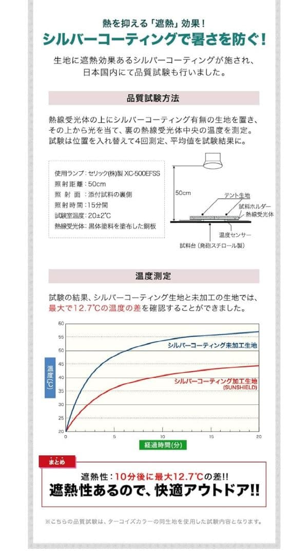 FIELDOOR【コンフォートキャンプドーム250】ライトグレー＆ポール2本