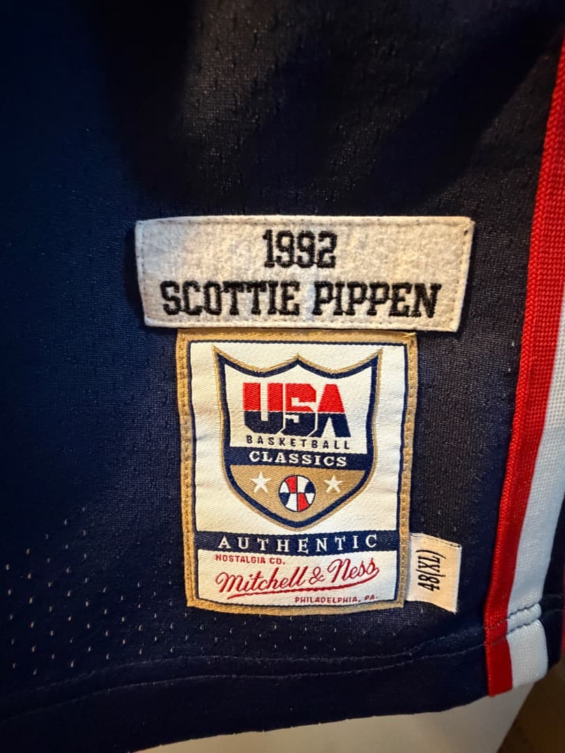 ミッチェルアンドネスUSA Scottie Pippen ドリームチーム