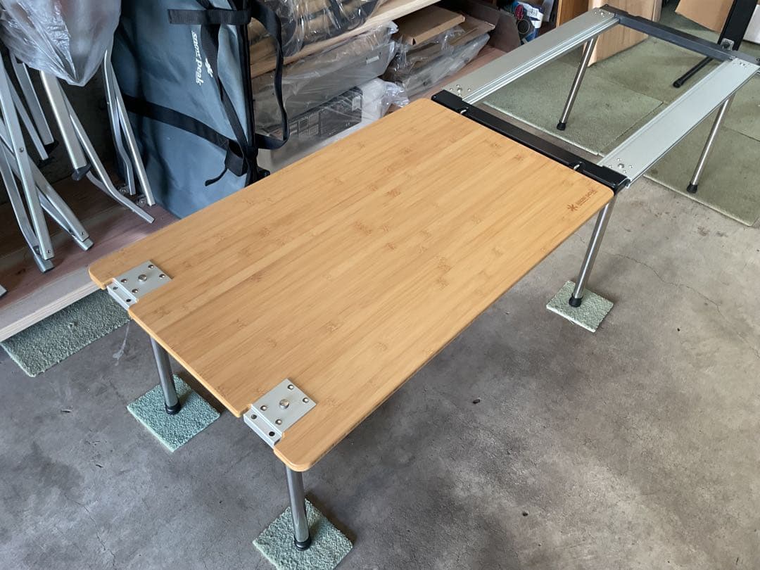 美品 マルチファンクションテーブル竹 スノーピーク  peak
