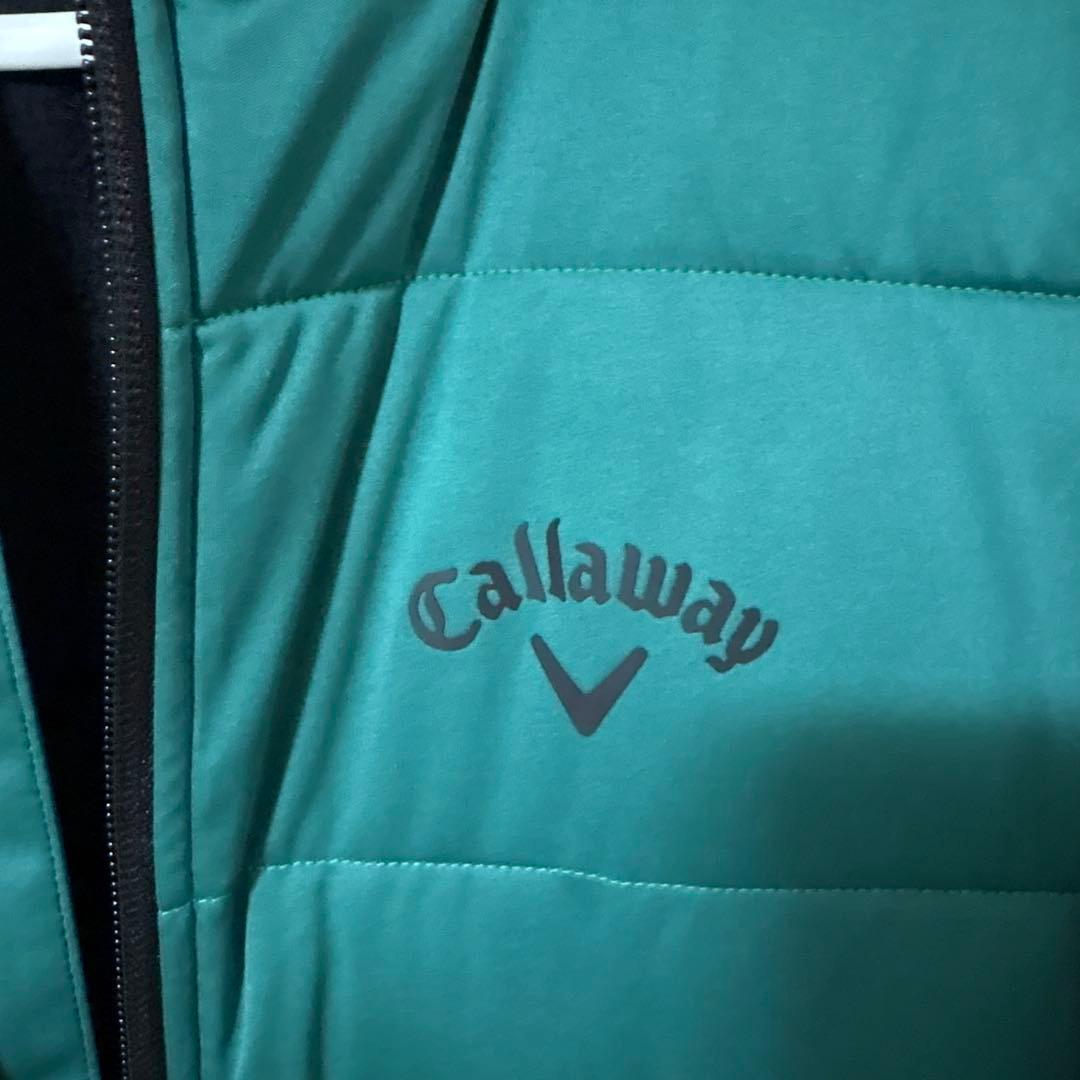 Callaway グリーン ブラック フルジップジャケット L