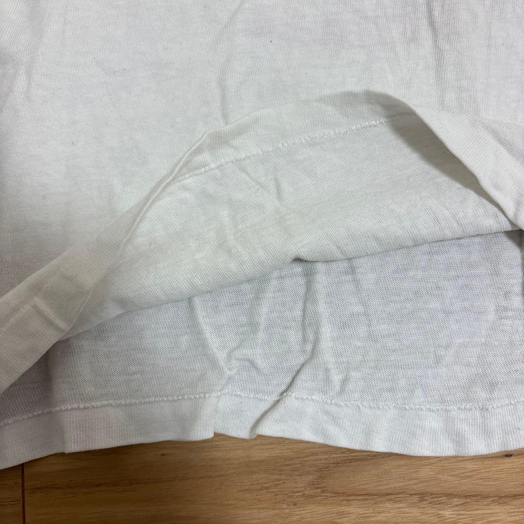 70s チャンピオン　フットボールtシャツ　染み込み