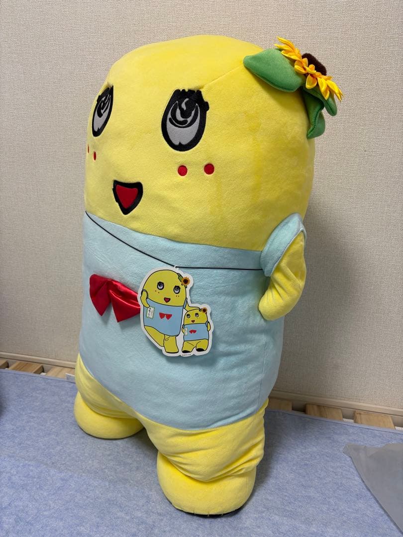 値下★2月末まで90㎝のふなっしーぬいぐるみ バージョン3 ふなっしー90センチ