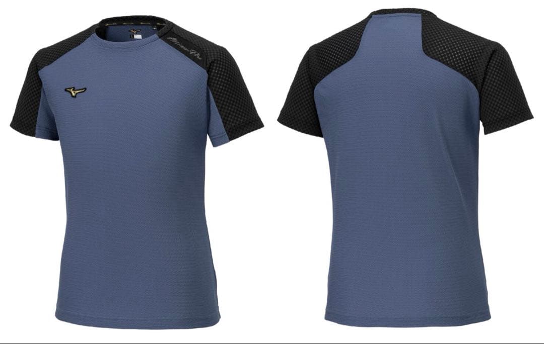 【ミズノプロ】 直営店限定 クーリングTシャツO インディゴ 12JACT82