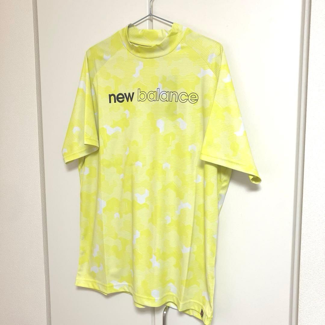 2XL 新品　ニューバランスゴルフウェア　メンズ　ハイネック　モックネック　半袖
